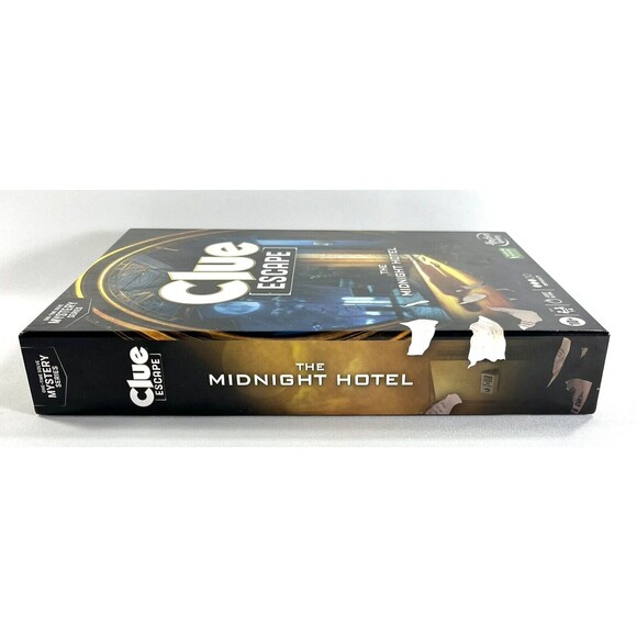 Clue Escape: The Midnight Hotel Hasbro Gaming Escape Room Board Game Complete - Picture 10 of 11